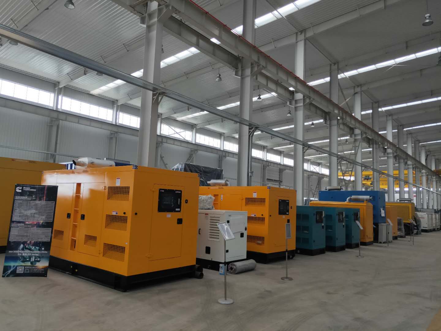 靜音箱體式柴油發電機組訂單月度已全部完成生產，待一一出貨至客戶現場。